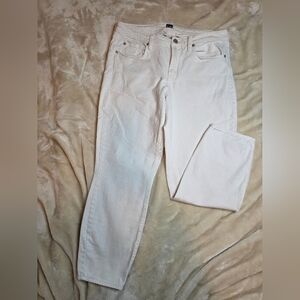 GAP Women's White Ankle Jeans